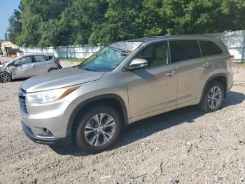  Salvage Toyota Highlander