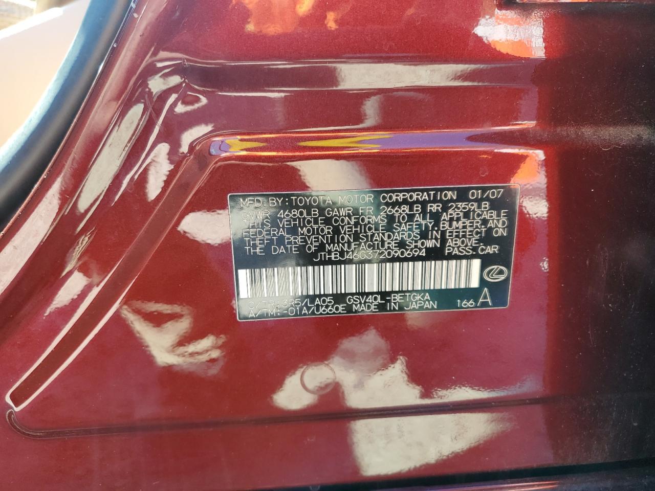 Lexus Es 350 Image 9