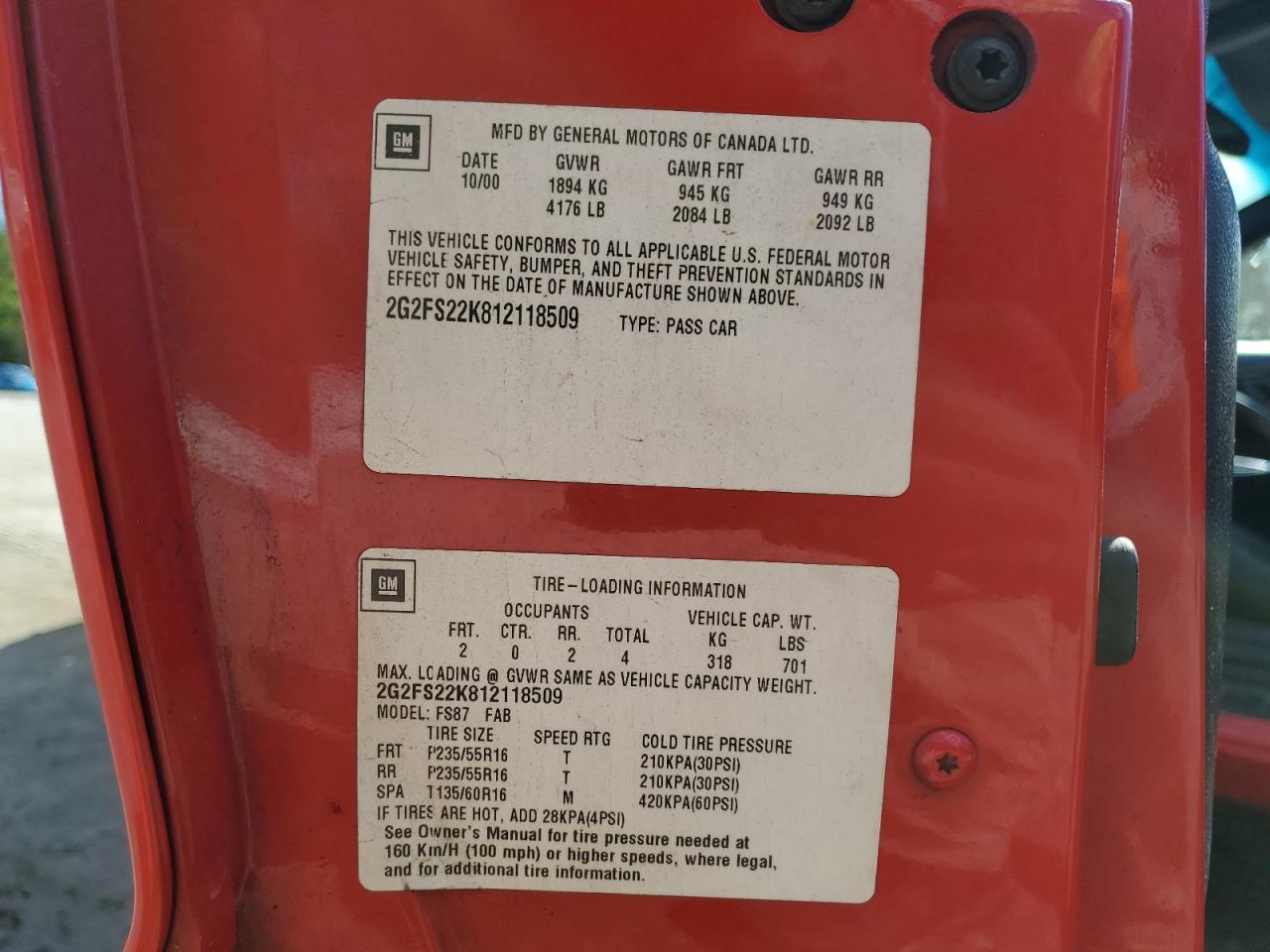 Pontiac Firebird Image 8