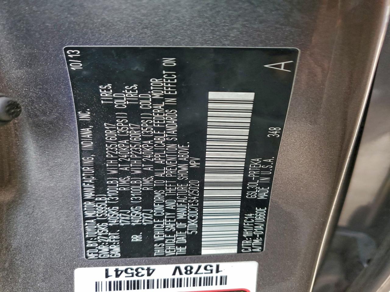 Toyota Sienna Le Image 8