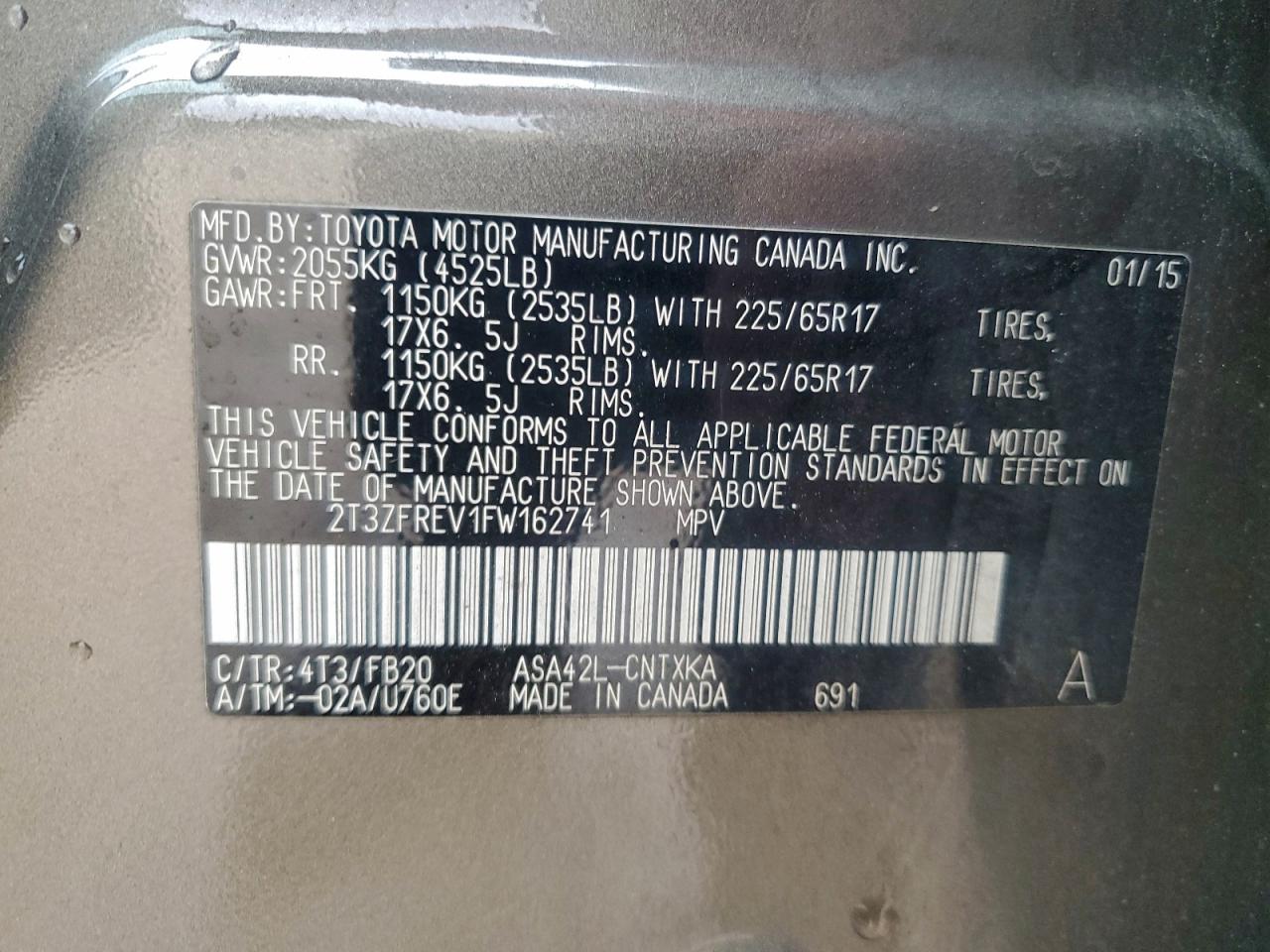 Toyota RAV4 Le Image 12