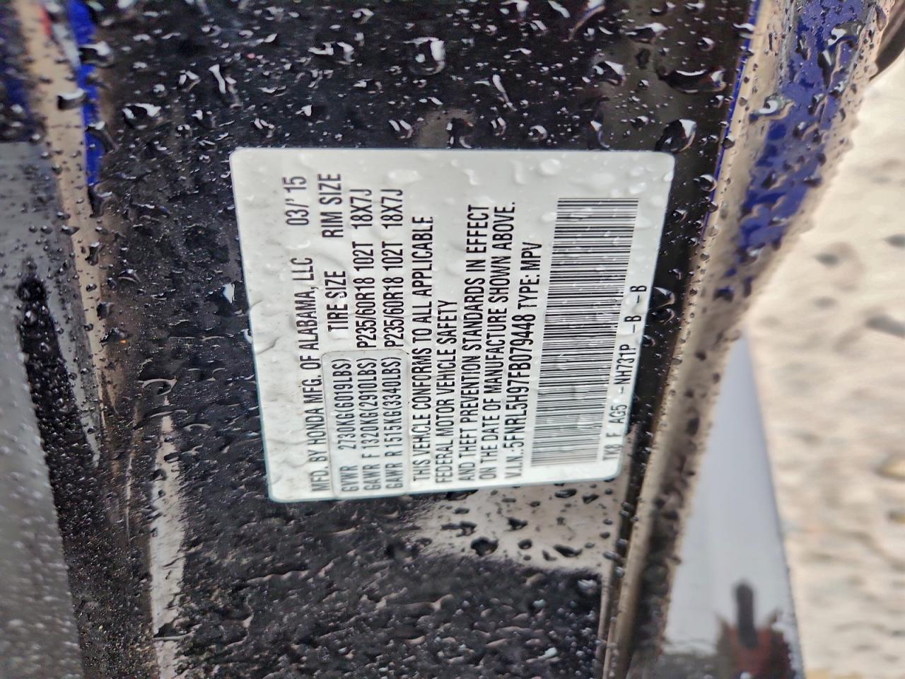 Honda Odyssey Touring Image 11