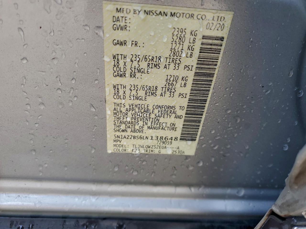 Nissan Murano Sv Image 13