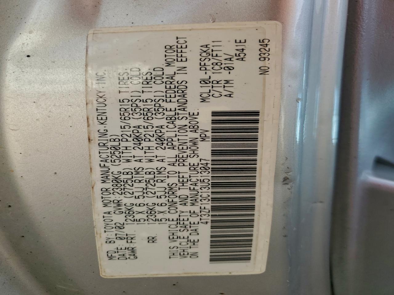 Toyota Sienna Le Image 2