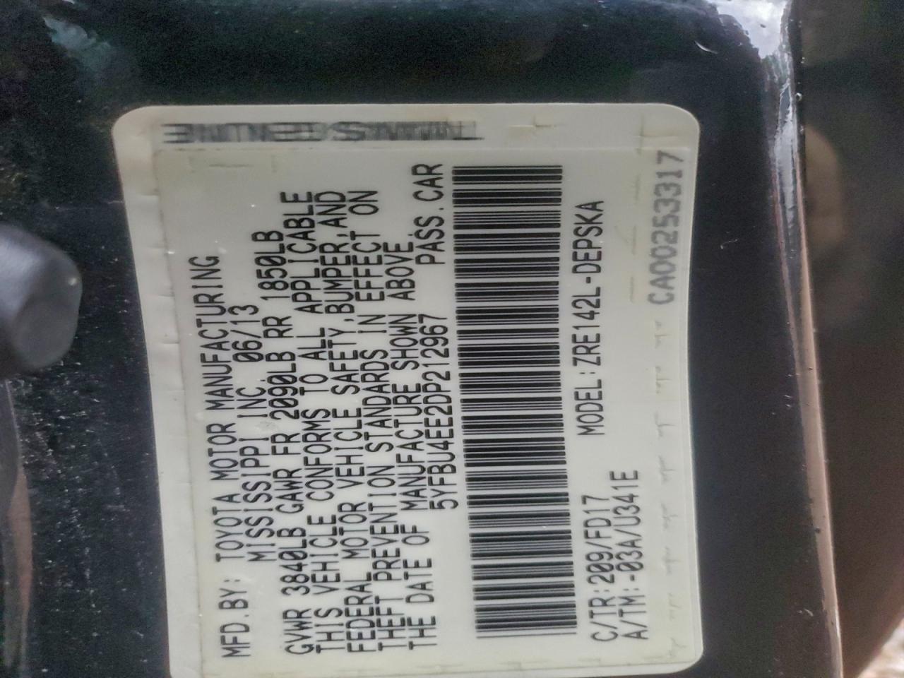 Toyota Corolla Base Image 5