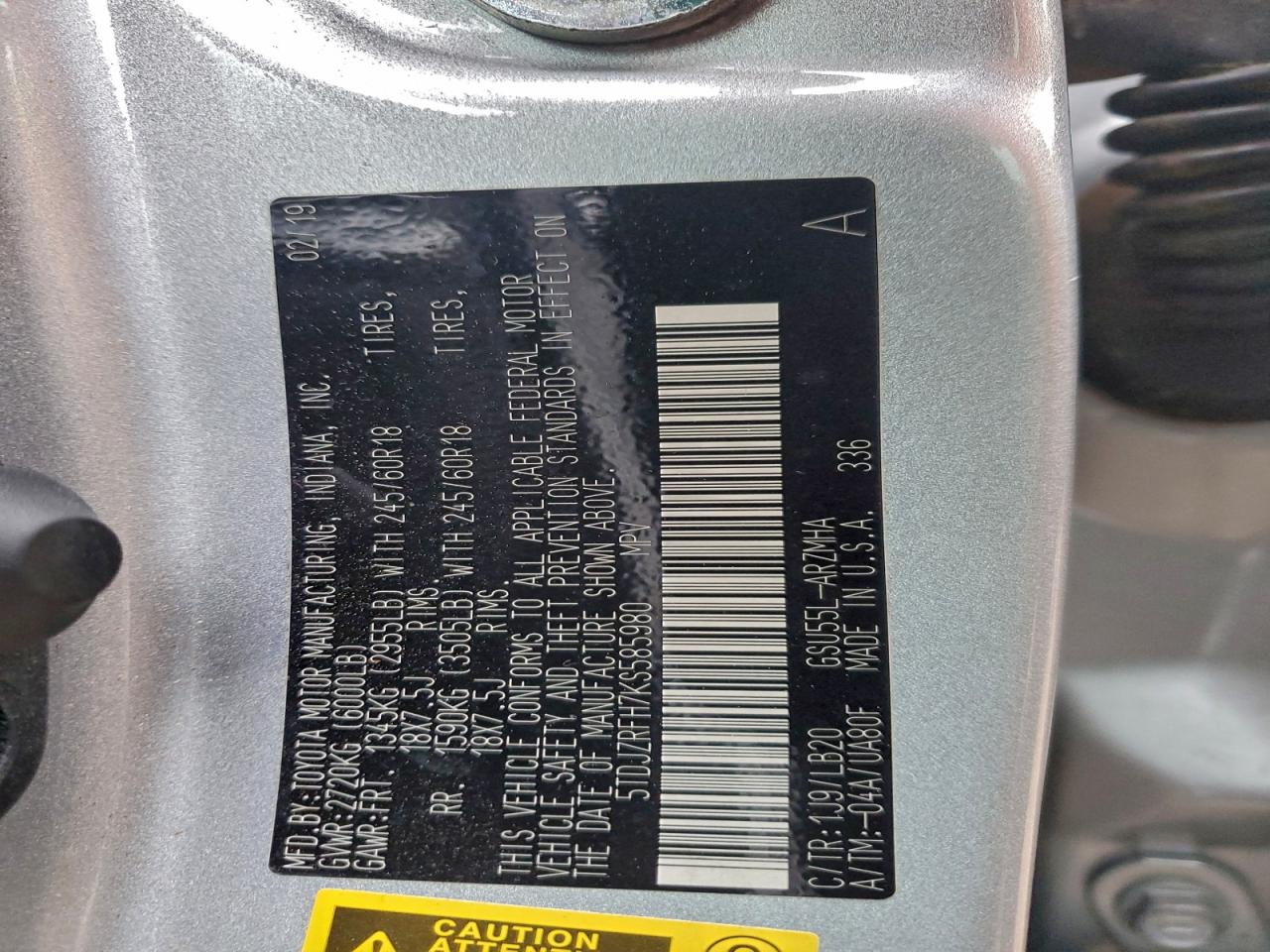 Toyota Highlander Se Image 8