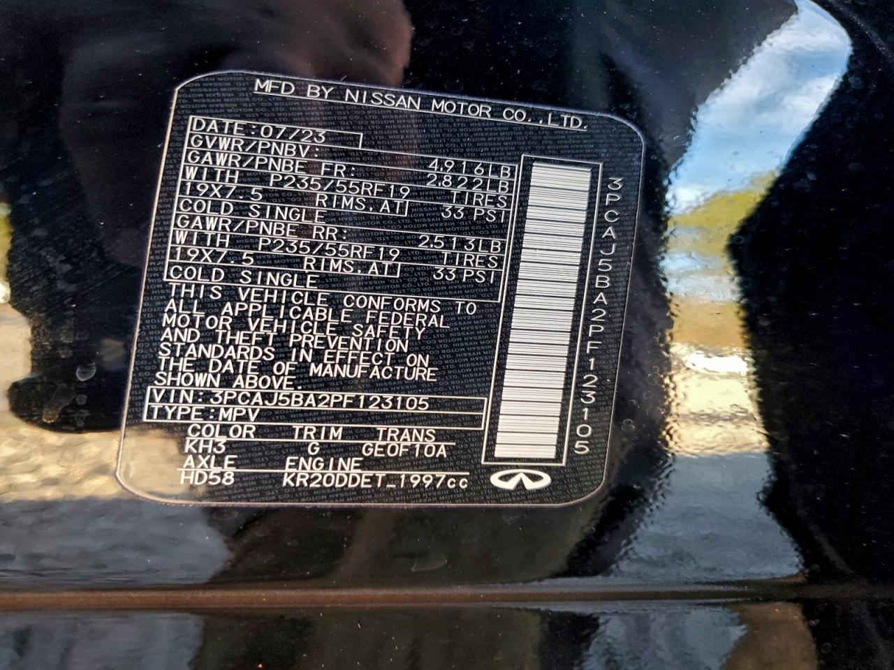 INFINITI Qx Luxe Image 10