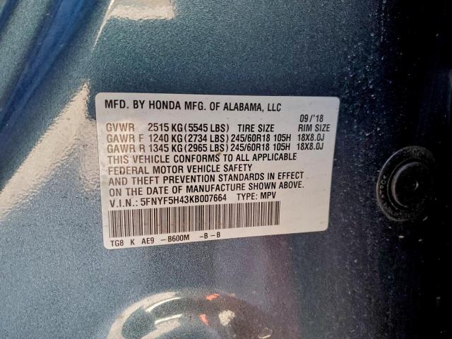 Honda Pilot Exl Image 10