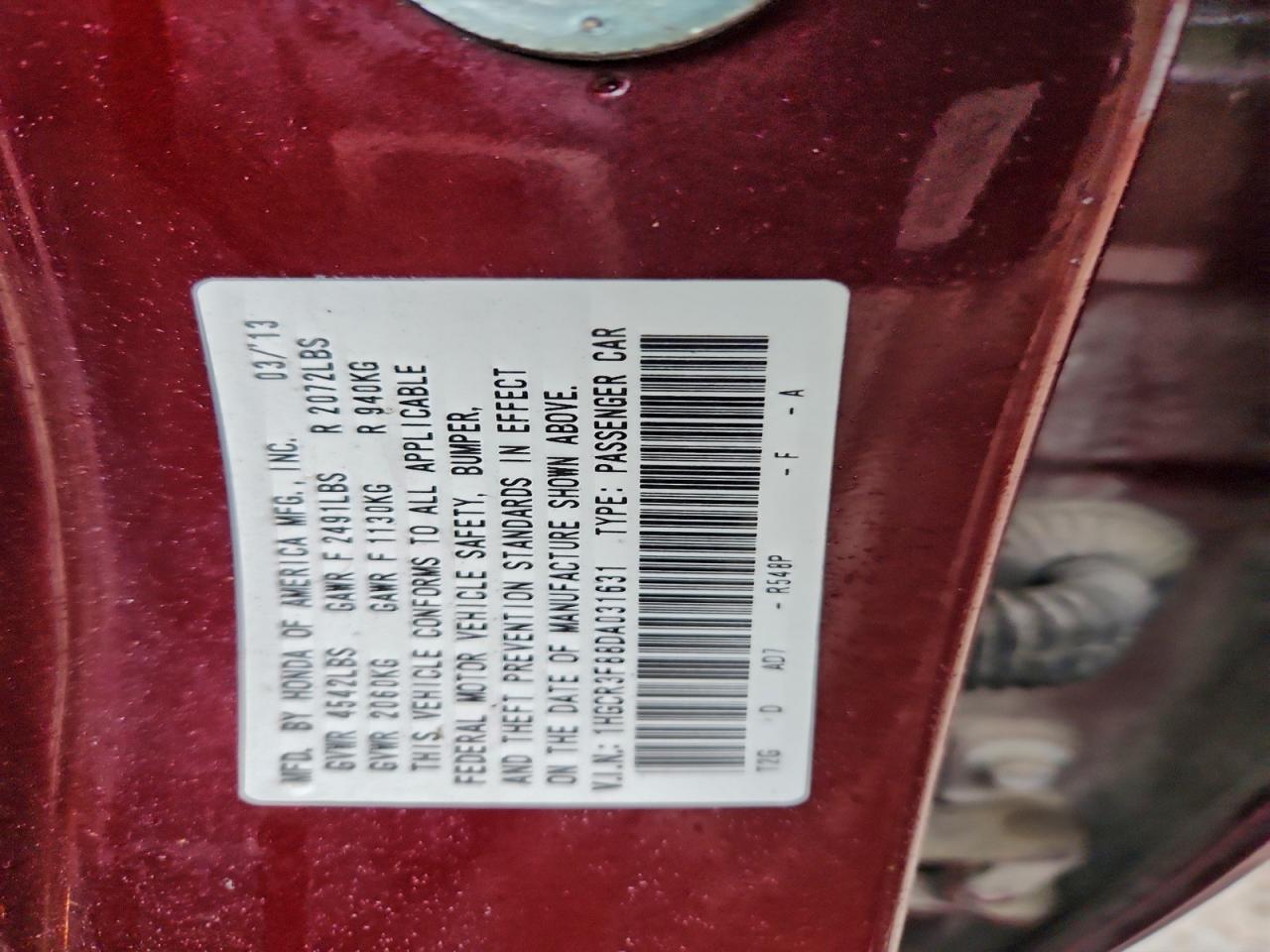 Honda Accord Exl Image 12