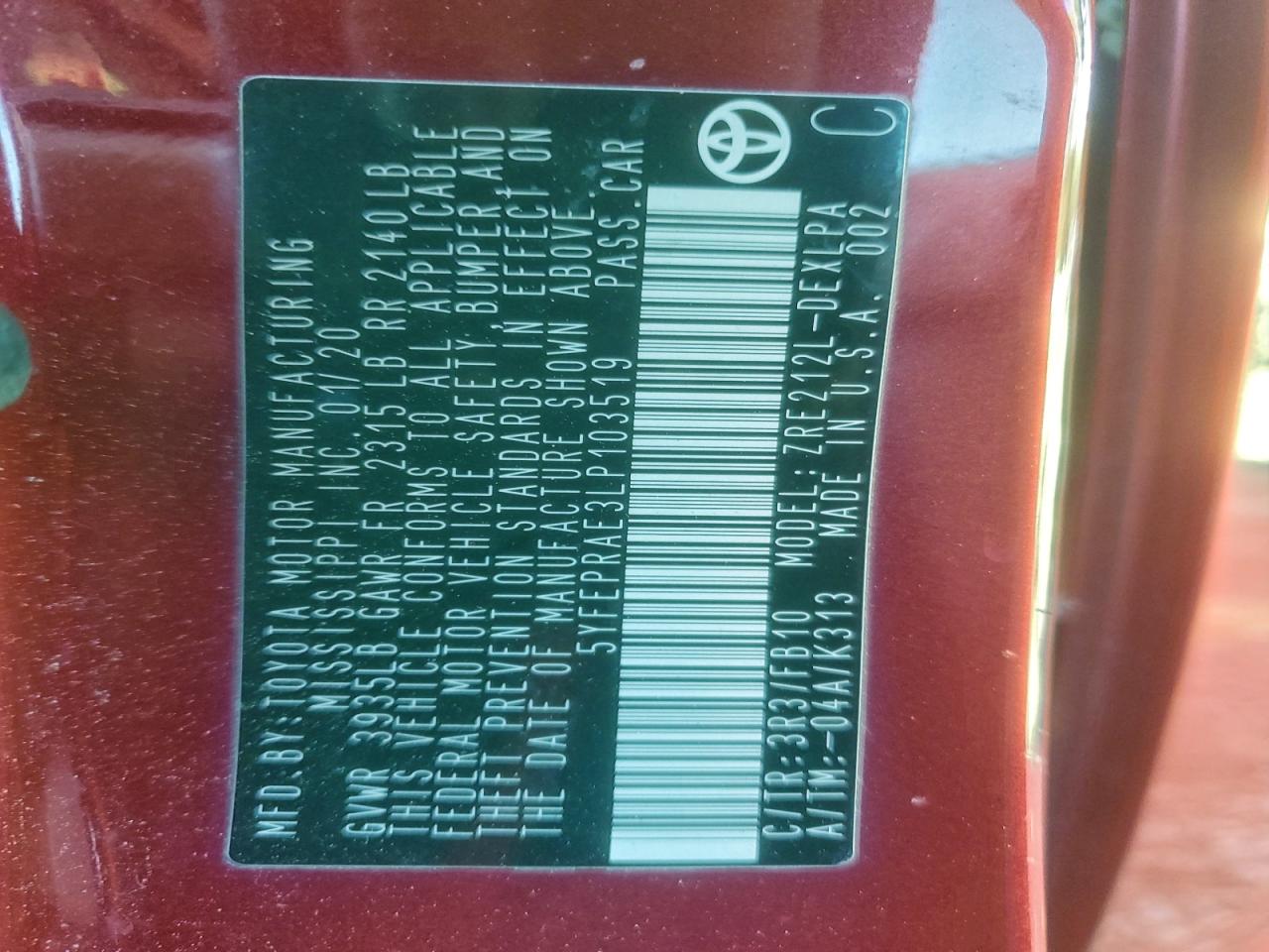 Toyota Corolla Le Image 5