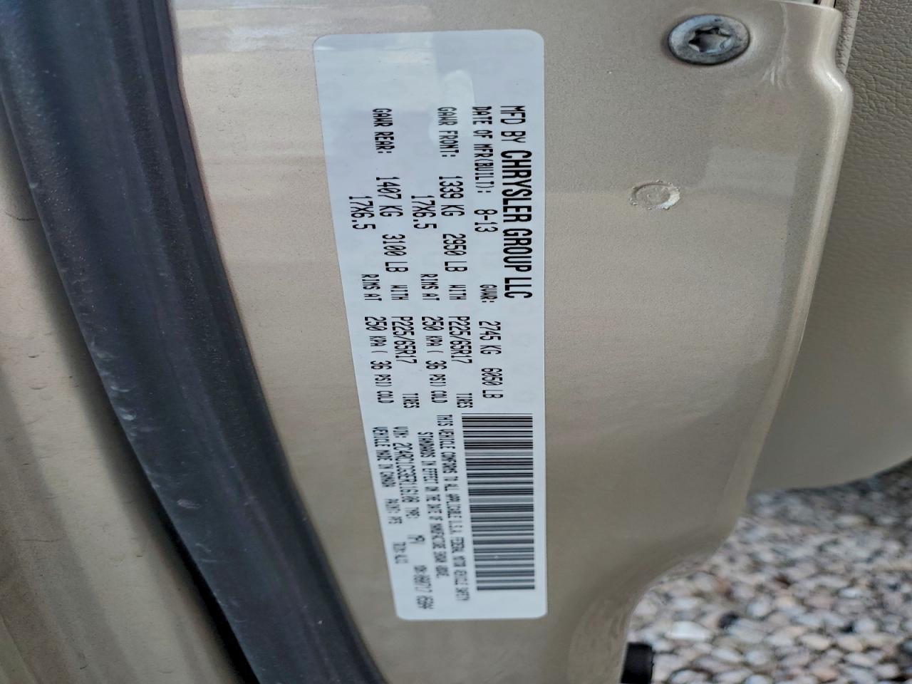 Chrysler Minivan Touring L Image 13