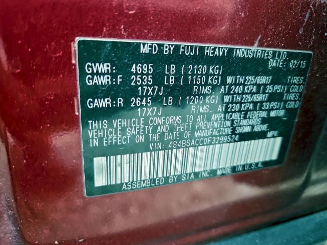 Subaru Outback 2.5i Premium Image 3