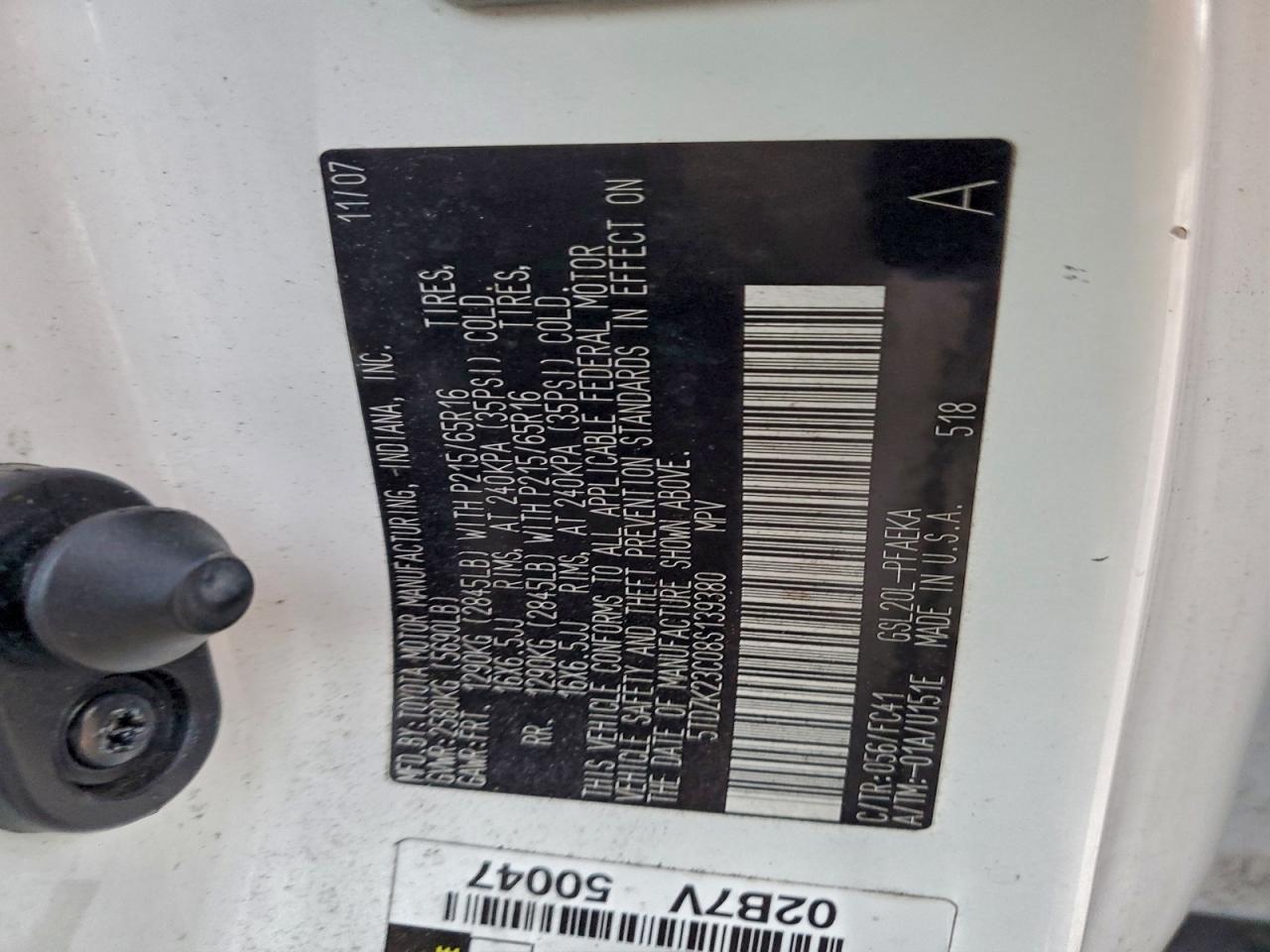 Toyota Sienna Ce Image 10