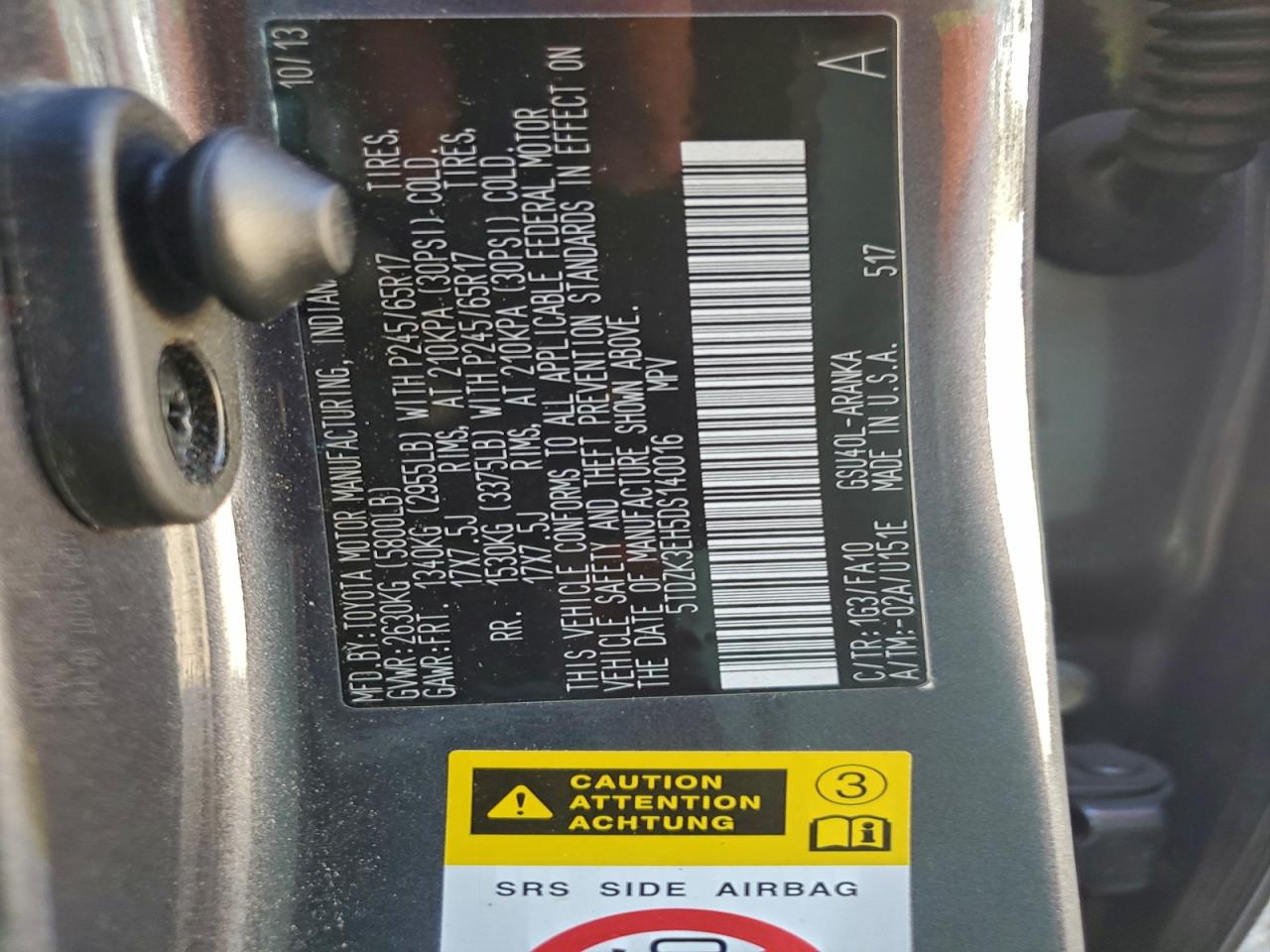 Toyota Highlander Base Image 8